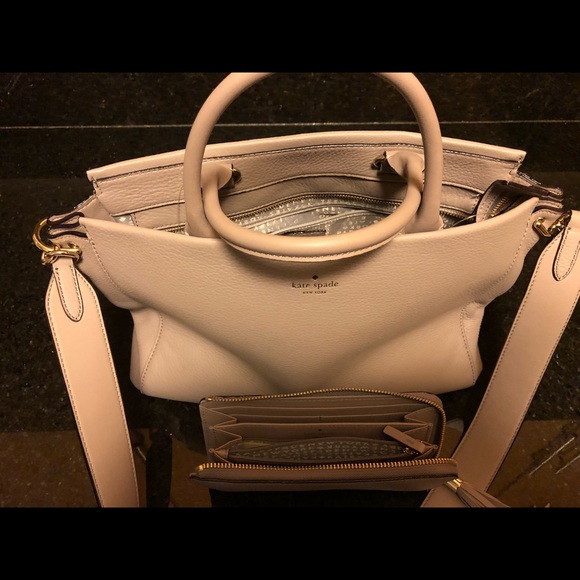 Kate Spade Large Satchel and matching wallet